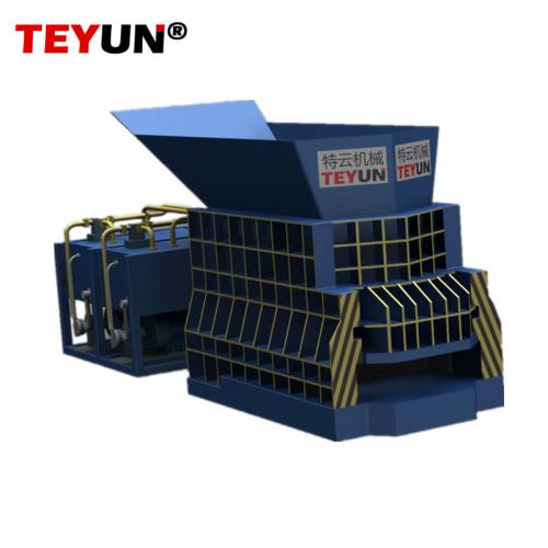 container scrap metal shearing machine