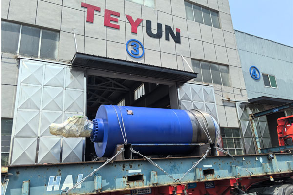 TEYUN отправляет линию по экструзии алюминия мощностью 2200 тонн в Индию