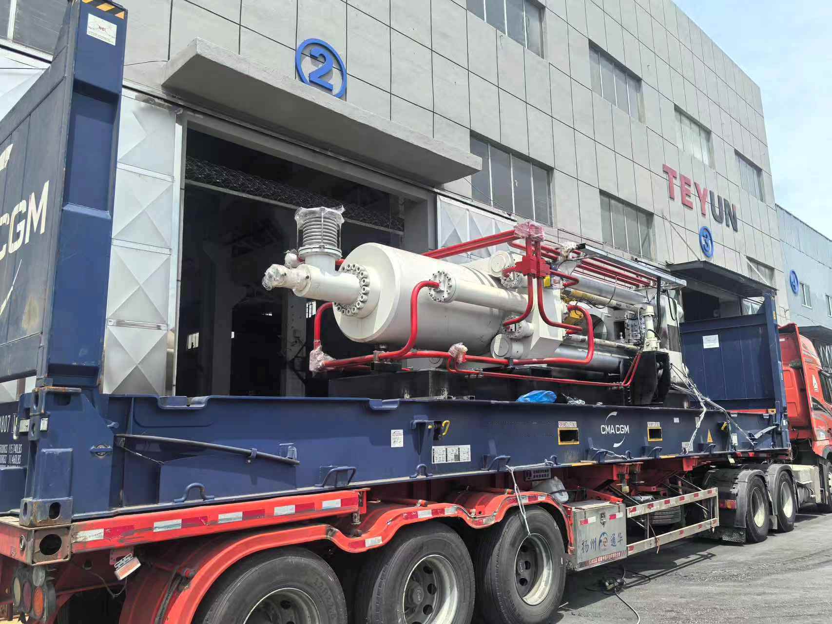 TEYUN Ships 1100T Aluminium Extrusion Line to Iraq